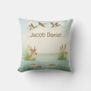 Coussin Oh Boy Woodland Nursery Jeu d'oreiller
