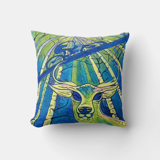 Coussin Oh cerfs communs (Recto)