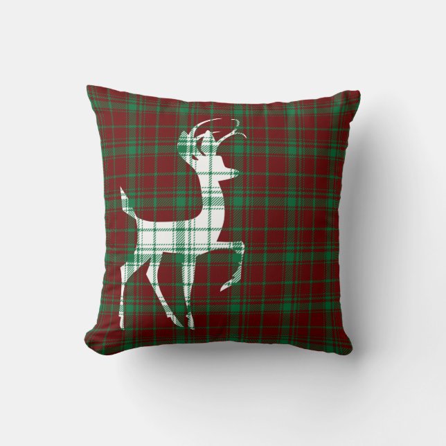 Coussin Oh Deer ! Noël rempli (Recto)