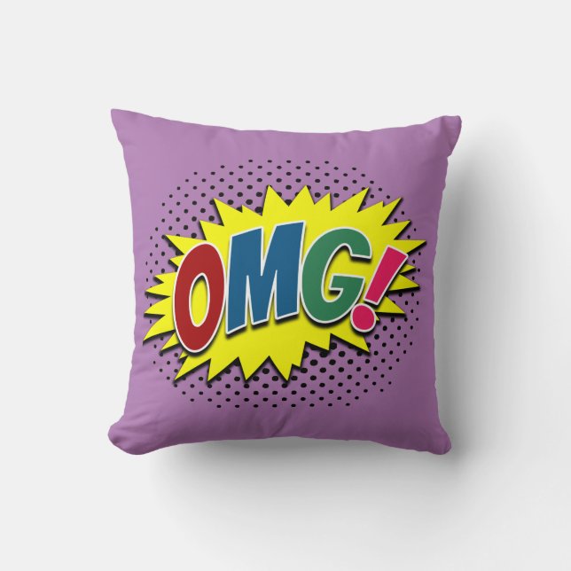 Coussin Oh mon Dieu ! (Recto)