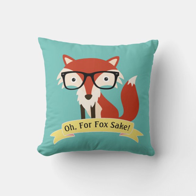 Coussin Oh ! Pour le saké renard (Recto)