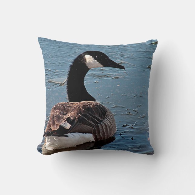 Coussin Oie du Canada (Recto)
