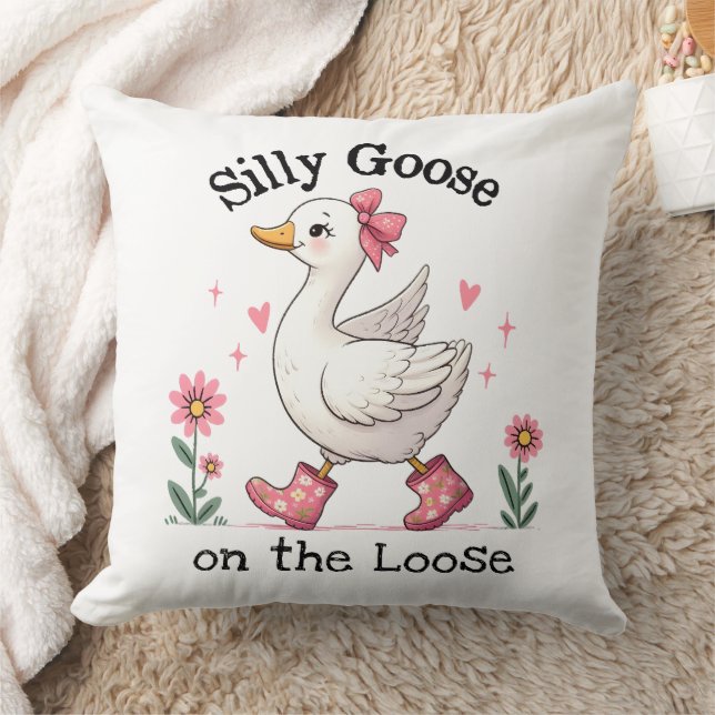 Coussin Oie Idiote (Couverture)