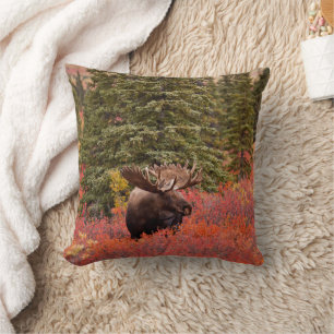 Coussin Oie Taureau debout Dans Red Dwarf Birch