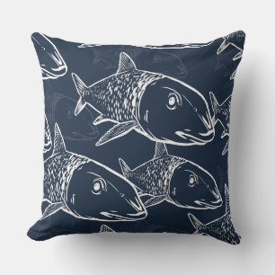Coussin Oio - motif d'estampille hawaïenne