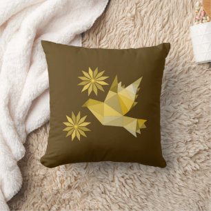 COUSSIN OISEAU ART JETER PILLOTE