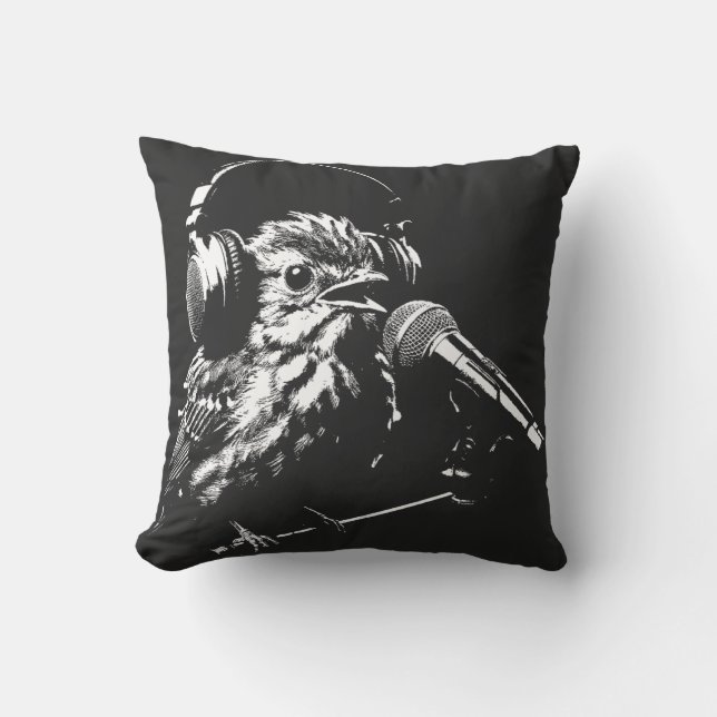 Coussin Oiseau chanteur (Recto)