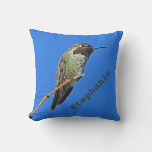 Coussin Oiseau de mer Photo Bright Blue Sky Petit oiseau