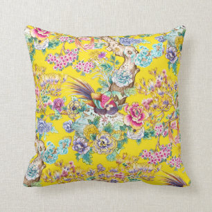 Coussin Oiseau de Paradis