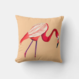 Coussin Oiseau d'oranger flamand