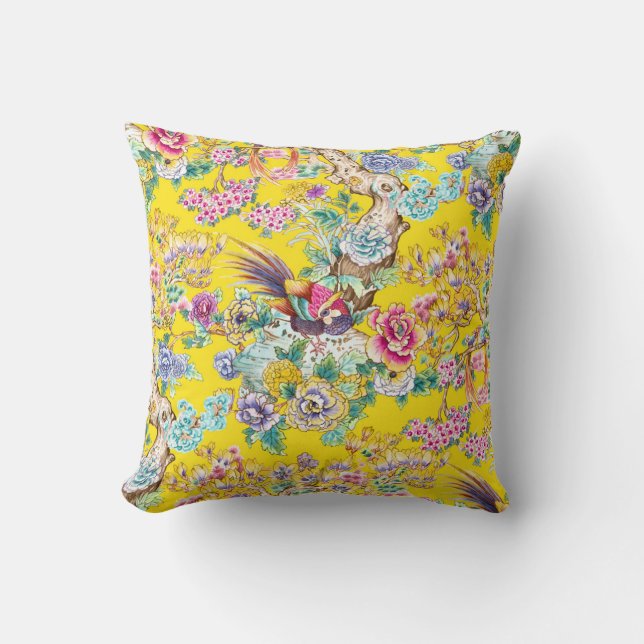 Coussin Oiseau Du Paradis (Recto)