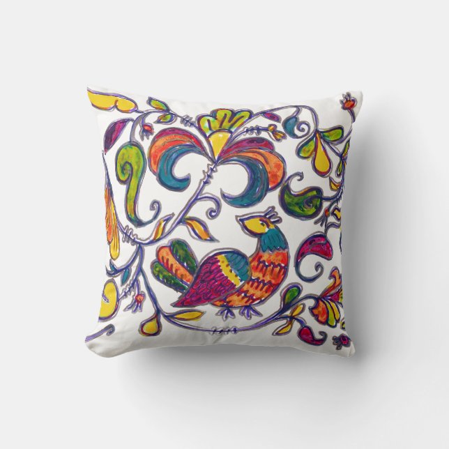 Coussin Oiseau nordique (Recto)
