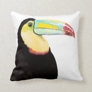 Coussin Oiseau tropical Toucan