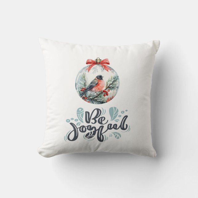 Coussin Oiseaux Cardinaux Balle Jeu d'oreiller (Recto)
