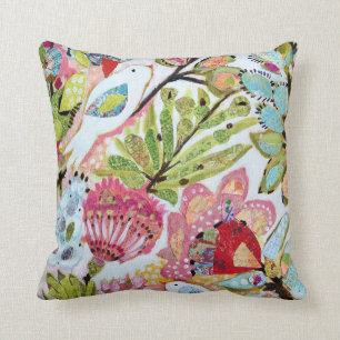 Coussin Oiseaux de papier II