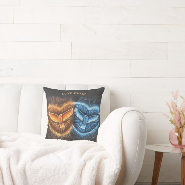 Coussin Oiseaux volant ensemble- (Canapé)
