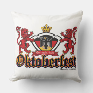 Coussin Oktoberfest 2 Lions