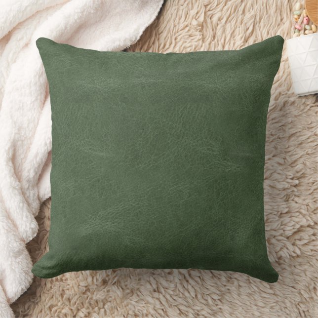 Coussin Olive Pistachio Texture verte Noël (Couverture)
