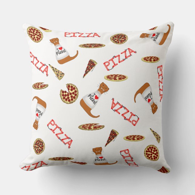 Coussin Oliver La fête d'anniversaire des Otters déconstru (Recto)