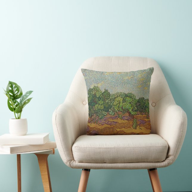 Coussin Oliviers, Van Gogh (Chaise)