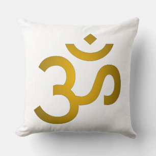 Coussin Om devanagari