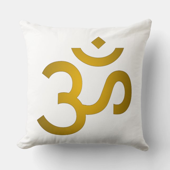 Coussin Om devanagari (Recto)