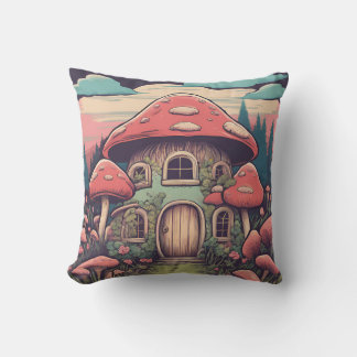 Coussin Ombre de champignons magiques D8