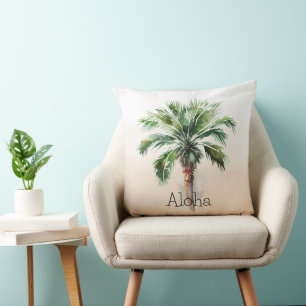 Coussin Ombre tropicale de palmier