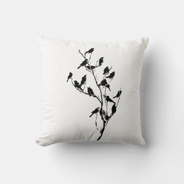 Coussin Ombres de Grackle (Recto)