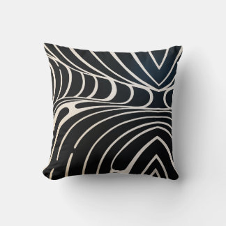 coussin ondes noires