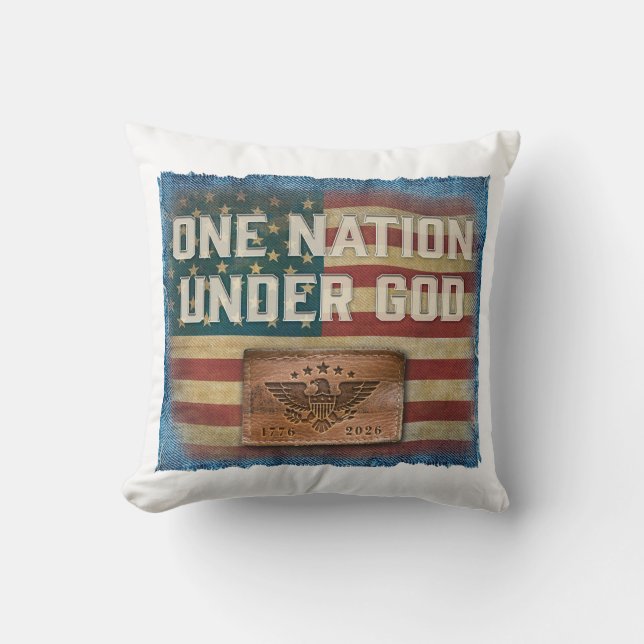 Coussin One Nation - Throw Pillow (Recto)