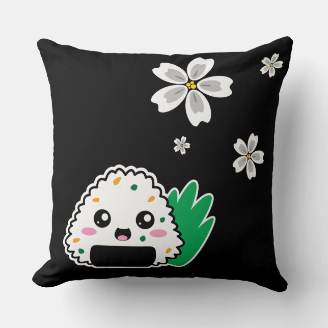 Coussin Onigiri et White Sakura (Recto)