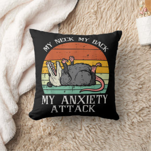 Coussin Opossum Mon Cou Retour Attaque d'anxiété Chanson d