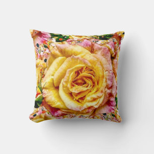 Coussin Opulence Rose Dorée Groovy :