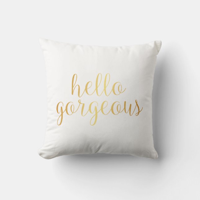 Coussin - or bonjour magnifique (Recto)