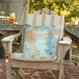Coussin Or et Turquoise