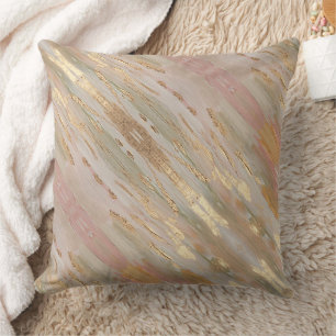 Coussin Or rose perlé