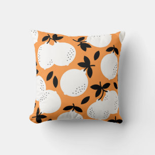 Coussin Orange Bliss : Motif de fruits exquis