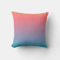 Orange Blue Ombre Moderne