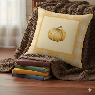 Coussin Orange Citrouille Agritourisme mignon Automne Acce