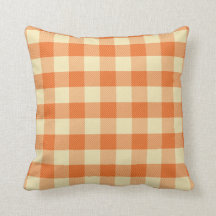 Coussin orange de guingan
