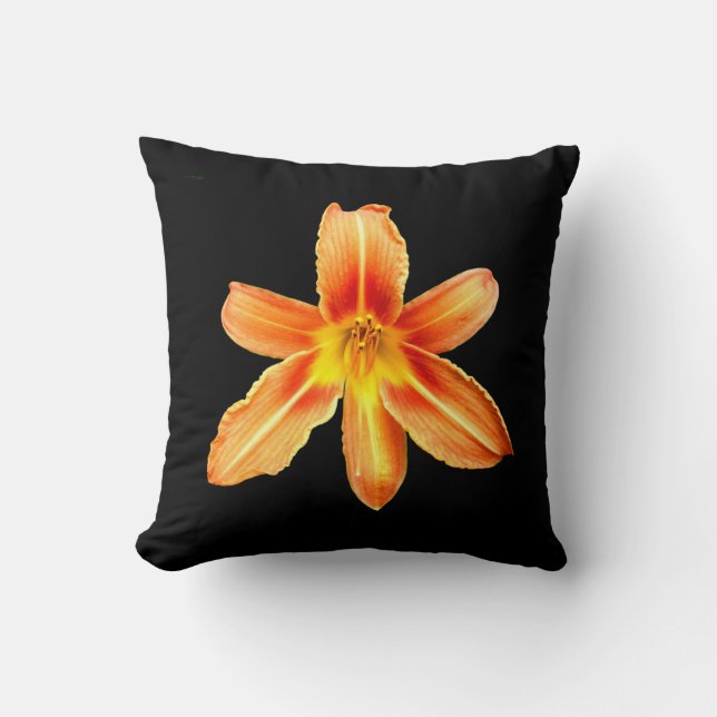 Coussin orange de lis tigré (Recto)
