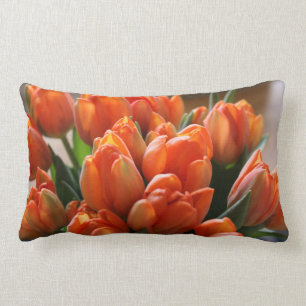 Coussin orange de tulipe