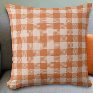 Coussin Orange En vichy automne automne automne