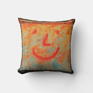 Coussin Orange Industriel Joyeux Travailleur de constructi