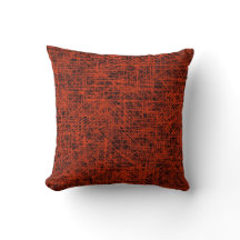 Coussin Orange "Scratch"