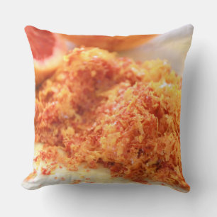 Coussin Oranges sanguines d'agrumes juteux et zeste