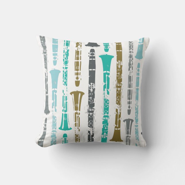 Coussin Orchestre de musique Clarinet (Recto)