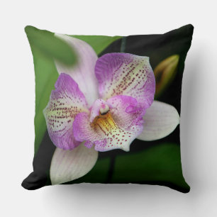 Coussin Orchidée rose