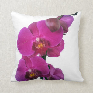 Coussin Orchidée rose chaude